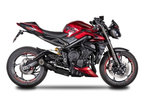 Spark Komplettanlage GRID-O Triumph Street Triple 765 Euro 5/+ ab BJ 2023