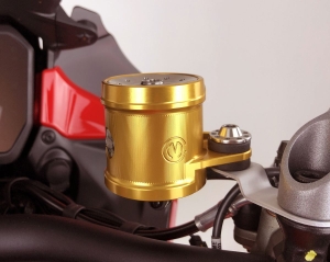 Motocorse aluminium brake oil reservoir with titanium cap 49ml