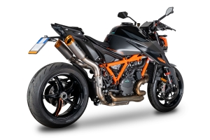 Spark titanium under seat silencers pair Dyno KTM Superduke 1290 R 2020-2023 and 1390 R >2024