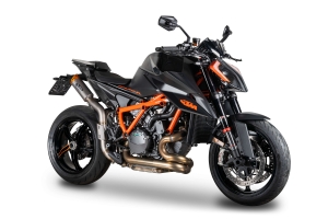 Spark titanium under seat silencers pair Dyno KTM Superduke 1290 R 2020-2023 and 1390 R >2024