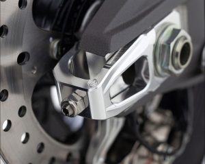 Motocorse Kettenspanner Paar mit Bremszangenaufnahme Panigale V4 ab BJ 2025